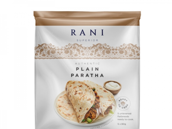Rani Superior Frozen Plain Paratha 5 Pack 400g