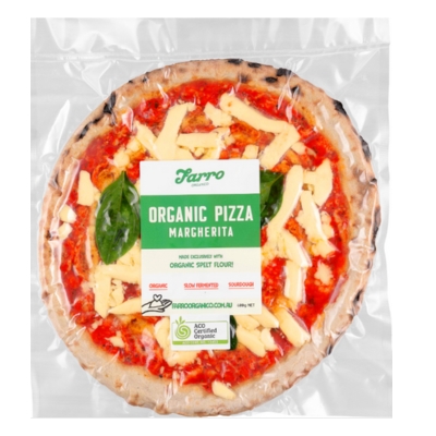 Farro Organic Spelt Pizza Margherita 10 Inch 405g