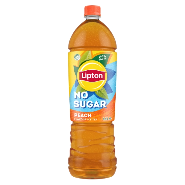 Lipton Iced Tea Peach No Sugar 1.5lt
