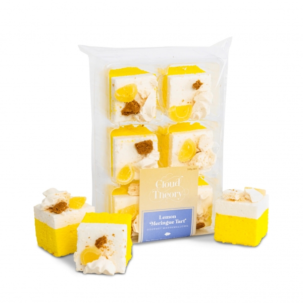 Cloud Theory Marshmallows Lemon Meringue Tart 6 Pack 130g