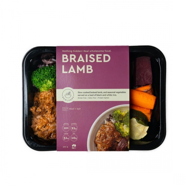 Bowlsome Braised Lamb 360g (Wellbeing)