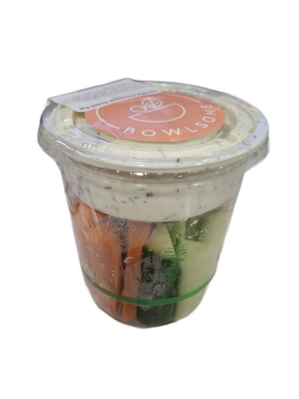 Bowlsome Snack Pot Carrot, Cucumber & Dip 250g
