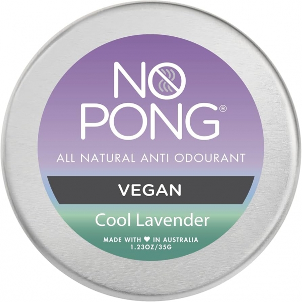 No Pong Natural Deodorant Cream Cool Lavender 35g