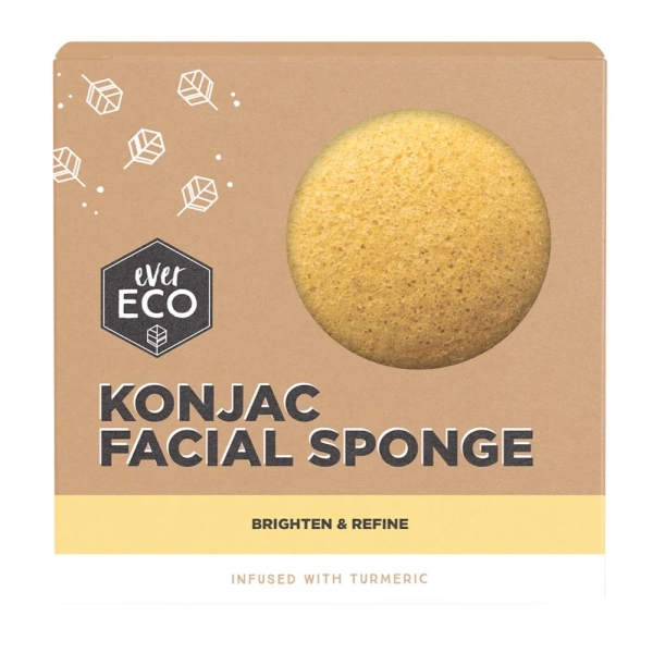 Ever Eco Konjac Facial Sponge Turmeric