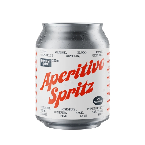Mischief Brew Aperitivo Spritz Non Alcoholic 4 x 250ml
