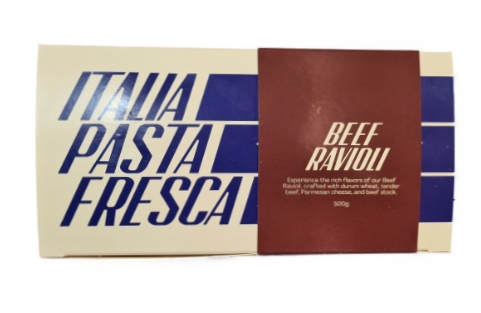 Italia Pasta Fresca Frozen Beef Ravioli 500g