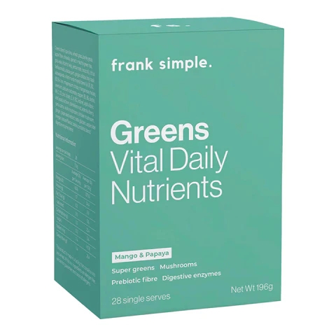 Frank Simple Greens Vital Daily Nutrients 28 Serves 196g