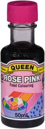 Queen Food Colouring Rose Pink 50ml