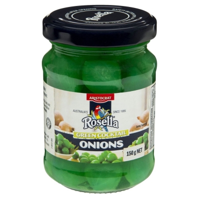 Rosella Green Cocktail Onions 150g