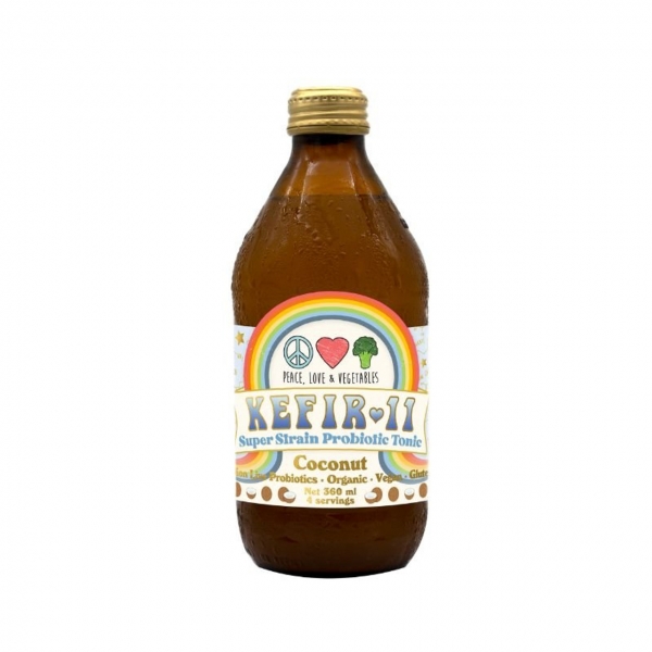 Peace Love & Vegetables Coconut Kefir 360ml