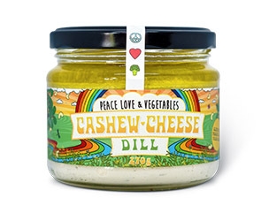 Peace Love & Vegetables Cashew Cheese Dill 270g