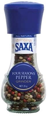 Saxa Four Seasons Pepper Grinder 35g