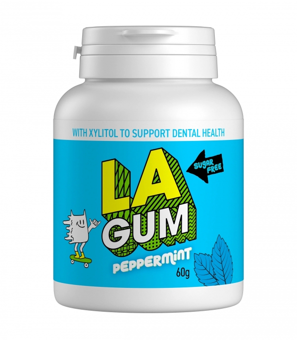 LA Gum Peppermint 60g