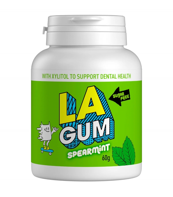 LA Gum Sugar Free Spearmint 60g