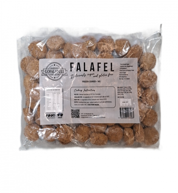 GoFalafull Frozen Falafel Cooked Gluten Free 1kg