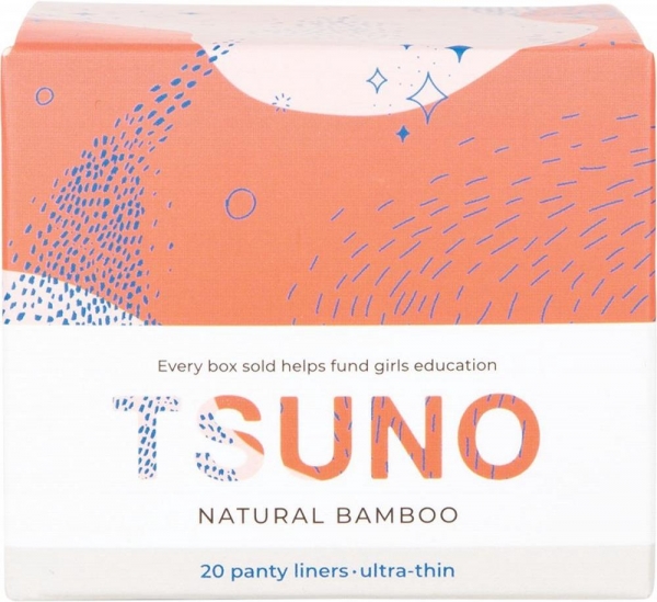 Tsuno Bamboo Panty Liners 20 Pack