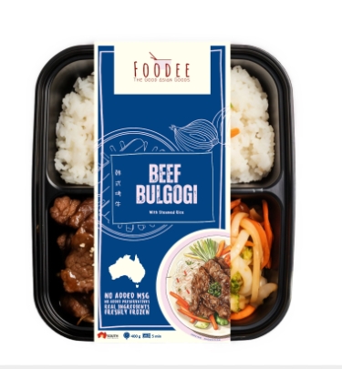 Foodee Beef Bulgogi & Steamed Rice 400g