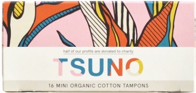 Tsuno Organic Cotton Tampons Mini 16 Pack