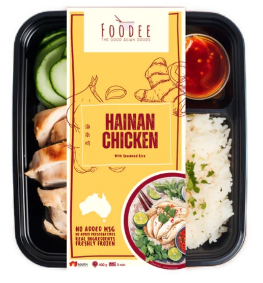 Foodee Frozen Meal Hainan Chicken & Seasoned Rice 400g