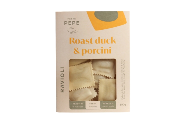 Pasta Pepe Ravioli Roast Duck & Porcini 350g
