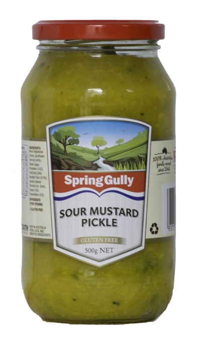 Spring Gully Sour Mustard Pickle 500g