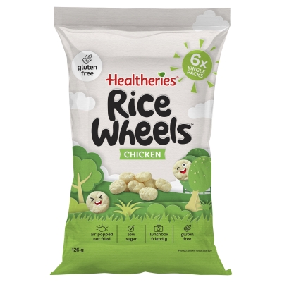 Healtheries Rice Wheels Chicken 6 Pack 126g