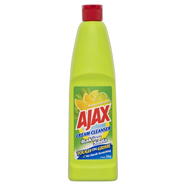 Ajax Cream Cleanser Baking Soda & Citrus Extracts 375ml