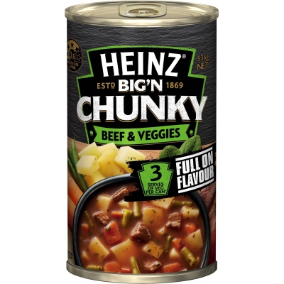 Heinz Soup Chunky Beef & Vegetable 535g