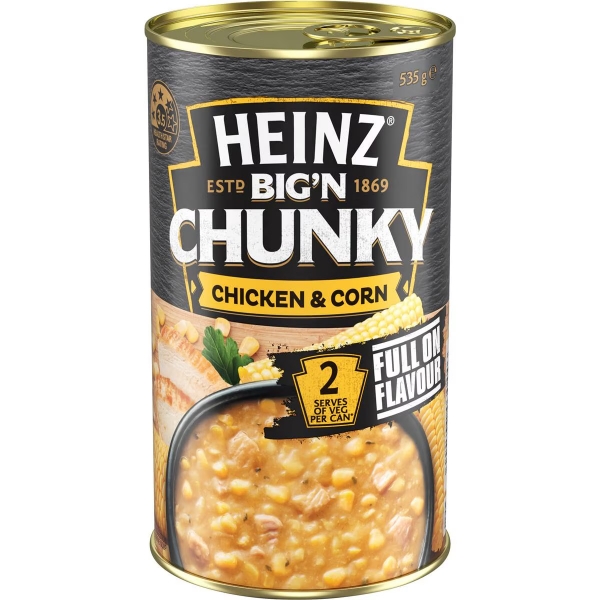 Heinz Soup Chunky Chicken & Corn 535g