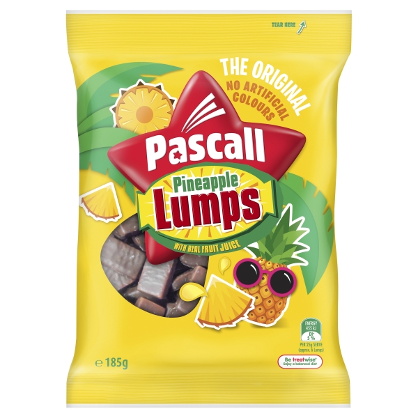 Pascall Pineapple Lumps 185g