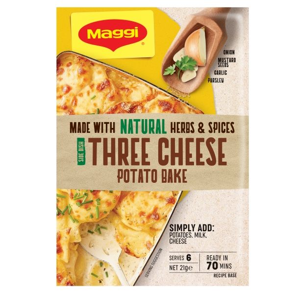 Maggi Recipe Base Three Cheese Potato Bake 21g