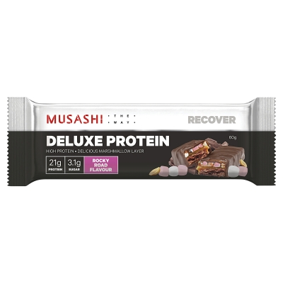 Musashi Deluxe Protein Bar Rocky Road 60g