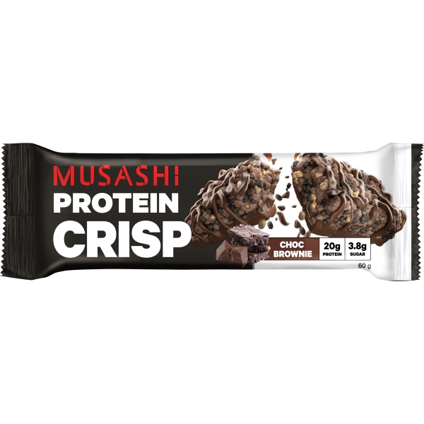 Musashi Protein Crisp Chocolate Brownie 60g
