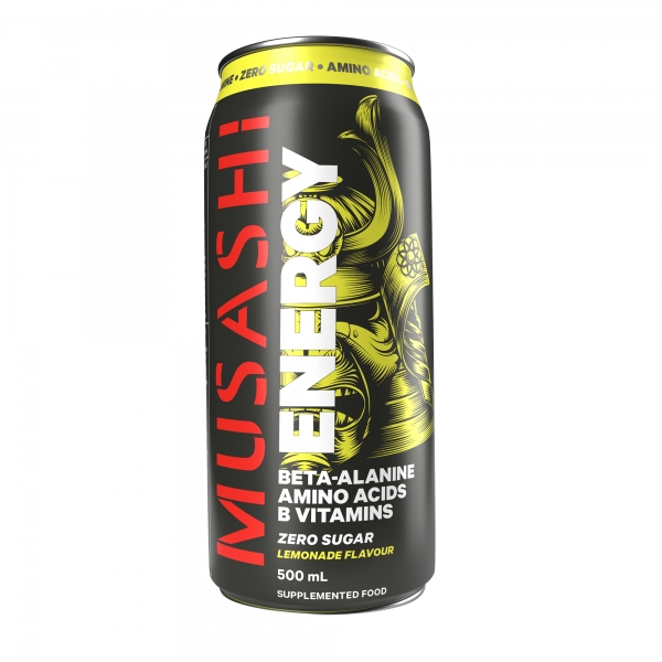 Musashi Energy Drink Lemonade 500mL