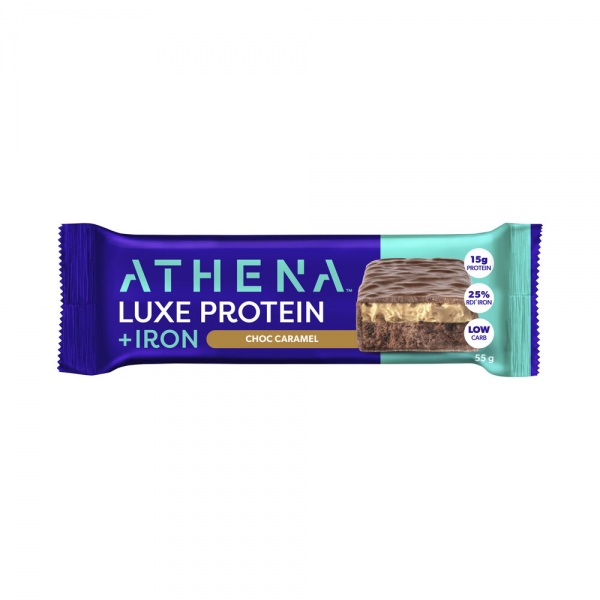 Athena Luxe Protein Bar + Choc Caramel 55g