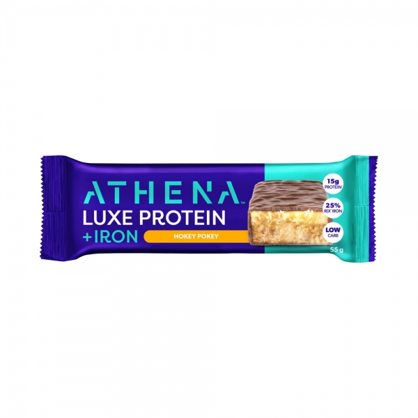 Athena Luxe Protein Bar + Iron Hokey Pokey 55g