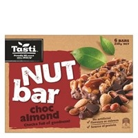 Tasti Nut Bar Chocolate Almond 6 Pack 210g
