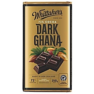 Whittaker's Chocolate Block Dark Ghana 250g