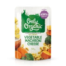 Only Organic Vegetable Macaroni Cheese 1-5 Years 220g