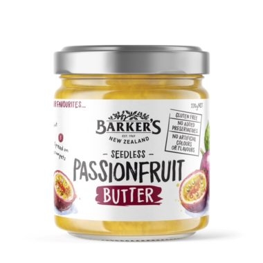 Barkers New Zealand Passionfruit Butter 270g