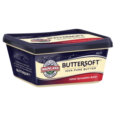 Mainland Buttersoft Salted Spreadable Butter 375g