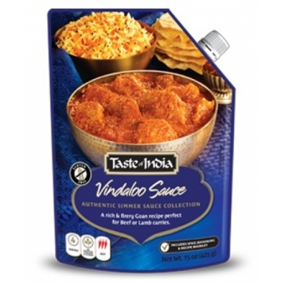 Taste of India Vindaloo Simmer Sauce 425g