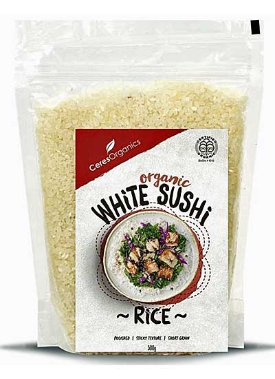 Ceres Organic White Sushi Rice 500g
