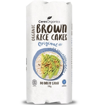 Ceres Organics Brown Rice Cakes 110g