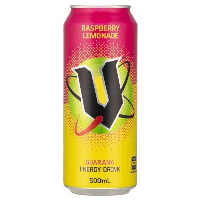 V Energy Drink Raspberry Lemonade 500mL