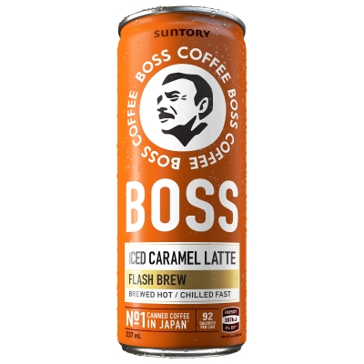 Suntory Boss Coffee Iced Caramel Latte 237ml
