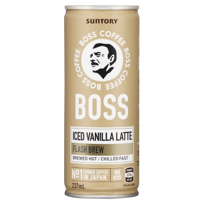 Boss Coffee Iced Vanilla Latte 237ml