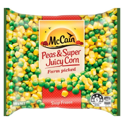 McCain Peas & Super Juicy Corn 500g