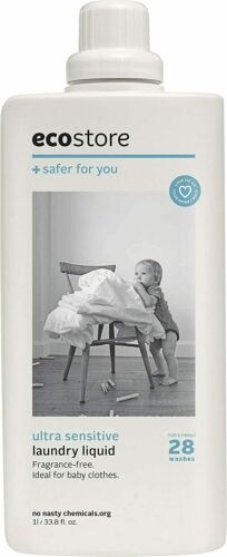 Ecostore Laundry Liquid Ultra Sensitive Fragrance Free 1lt