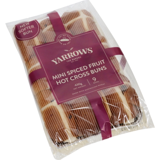 Yarrow Mini Easter Buns Fruit 430g